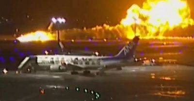 Five killed after plane bursts into flames on runway in Japan - manchestereveningnews.co.uk - Japan - Sweden