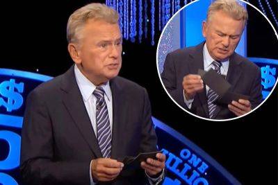 Pat Sajak - Vanna White - Pat Sajak has embarrassing ‘Wheel of Fortune’ cue-card meltdown: ‘I messed up’ - nypost.com - state Texas - city Paris, state Texas