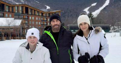 John Travolta - Merry Christmas - Happy New-Year - John Travolta, 69, shares snaps of rarely-seen children Ella, 23 and Ben, 13 - ok.co.uk - Bahamas - county Preston