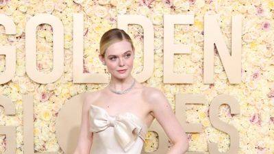 Alessandro Michele - Elle Fanning Wears Vintage Balmain Fit for a Queen to the 2024 Golden Globes - glamour.com