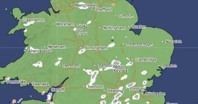 Met Office map shows exact time snow will fall near Greater Manchester today as warning issued - manchestereveningnews.co.uk - Britain - city Manchester