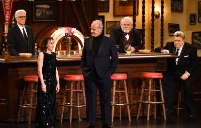 Ted Danson - Kelsey Grammer - Anthony Anderson - ‘Cheers’ cast reunite in the bar for Emmys 2024 - nme.com - Los Angeles - city Boston