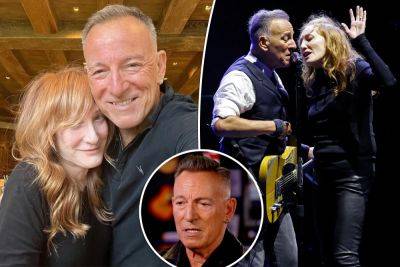 Bruce Springsteen - Patti Scialfa - George Stephanopoulos - Bruce Springsteen gives update on wife Patti Scialfa as she battles ‘tough’ blood cancer: ‘It’s very fatiguing’ - nypost.com - state New Jersey - county Park - city Asbury Park, state New Jersey