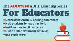 “We’ve Made ADHD an Infraction:” An End to Zero-Tolerance Policies in Schools - additudemag.com