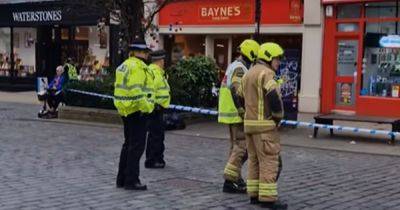 Man rushed to hospital after being struck by fallen building debris on Scots high street - dailyrecord.co.uk - Scotland