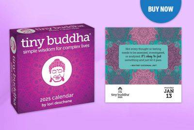 Tiny Buddha’s 2025 Day-to-Day Calendar Is Now Available for Purchase - tinybuddha.com