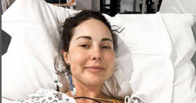 Sam Thompson - Louise Thompson - Louise Thompson shares photo from hospital bed after losing 'cups of blood' on holiday - manchestereveningnews.co.uk - city Chelsea