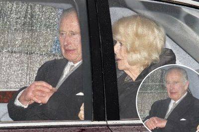 Royal Family - Buckingham Palace - Kate Middleton - prince William - Charles - queen Camilla - Charles Iii III (Iii) - King Charles smiles as he returns to London for cancer treatment with Queen Camilla by his side - nypost.com - Britain - parish St. Mary - city Sandringham - county Prince William