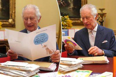 Harry Princeharry - Royal Family - Rishi Sunak - prince Harry - prince William - Charles - Charles Iii III (Iii) - Tearful King Charles reads get-well cards from fans amid cancer battle — see emotional video - nypost.com - Britain - Los Angeles - city London - county Prince William