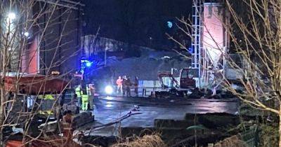 Trafford Park - Emergency services scrambled to Trafford Park fire - manchestereveningnews.co.uk - city Manchester
