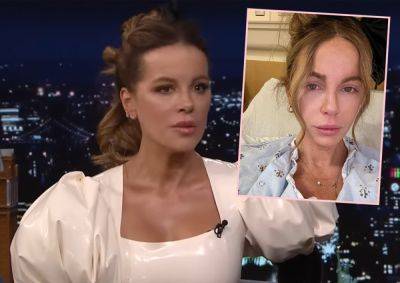 Kate Beckinsale - Kate Beckinsale Is Crying In A Hospital Bed! What Happened?! - perezhilton.com - Britain - county Day