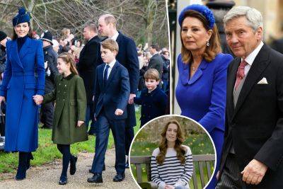 Royal Family - Kate Middleton - princess Charlotte - Carole Middleton - prince Louis - prince William - Michael Middleton - Kensington Palace - Kate Middleton’s parents ‘desperately upset’ over cancer diagnosis as they step in to help grandchildren - nypost.com - county Prince George - county Prince William