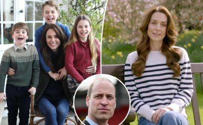Royal Family - Kate Middleton - princess Charlotte - William Middleton - prince Louis - prince William - Prince William ‘helpless and scared’ as Kate Middleton battles cancer: report - nypost.com - county Prince George - county Prince William