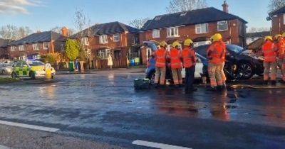 Wilbraham Road crash: Emergency crews rescue woman after two-car smash - manchestereveningnews.co.uk - city Manchester