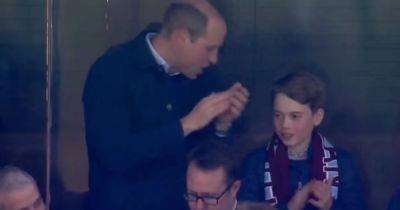 Royal Family - Aston Villa - Kate Middleton - princess Charlotte - prince Louis - Louis Princelouis - Charlotte Princesscharlotte - prince William - Prince William cheers on Aston Villa with son George in first outing after Kate's cancer news - ok.co.uk - county George - county Prince George - county Prince William