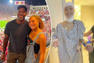 Michael Strahan - Michael Strahan’s daughter Isabella undergoes third brain surgery, chemo is delayed - nypost.com - state California