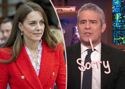 Andy Cohen - Andy Cohen FINALLY Apologizes For Stirring Up Princess Catherine Conspiracy Theory Drama After Cancer Diagnosis - perezhilton.com - county Prince William