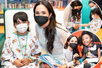 Harry Princeharry - Meghan Markle - Royal Family - princess Diana - prince Harry - Page VI (Vi) - Meghan Markle channels Princess Diana as she reads at Children’s Hospital in Los Angeles - nypost.com - New York - Los Angeles - city Los Angeles - city London