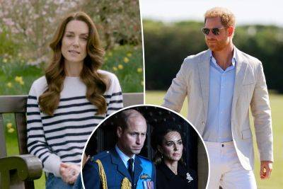 Harry Princeharry - Meghan Markle - Royal Family - prince Harry - Kate Middleton - William Middleton - Meghan - prince William - Kensington Palace - Charles - Charles Iii III (Iii) - Kate Middleton, Prince William ‘will not see’ Prince Harry in UK as Princess of Wales is ‘vulnerable’ after cancer diagnosis: report - nypost.com - Britain - county Prince William - London