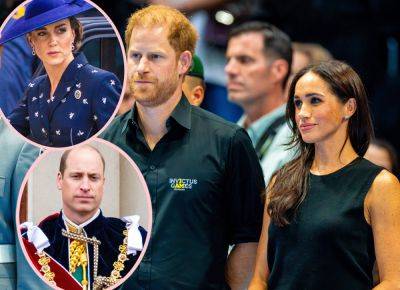 Meghan Markle - prince Harry - William - prince Louis - Williams - Charles - Princess Catherine's Cancer Changed Her Mind About Feud -- But Harry & Meghan Want To Give Her 'Space' - perezhilton.com - Charlotte - county Prince George - county Prince William