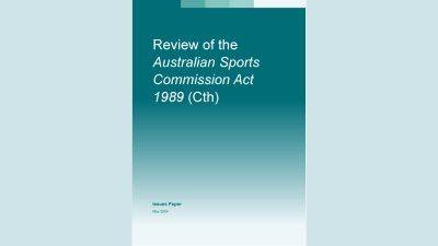 Consultation for the Review of the Australian Sports Commission Act 1989 now open - health.gov.au - Australia