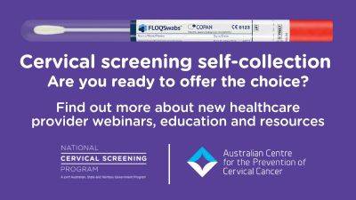 Cervical screening self-collection - health.gov.au