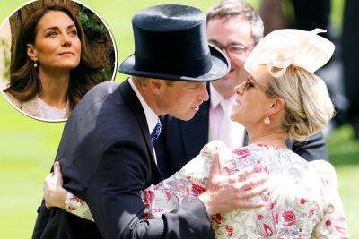 Royal Family - prince Harry - princess Beatrice - Kate Middleton - Carole Middleton - Peter Phillips - Royal Ascot - princess Anne - Zara Tindall - prince William - Michael Middleton - Mike Tindall - Charles Iii III (Iii) - Here’s what Zara Tindall whispered to Prince William at Royal Ascot amid Kate Middleton’s cancer battle - nypost.com - Ireland - county Prince William