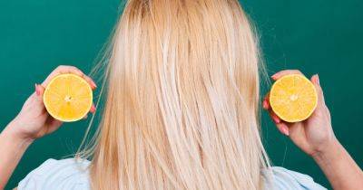 Doctor warns of health condition caused by viral 'lemon hair lightening hack' - manchestereveningnews.co.uk