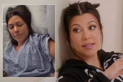 Kourtney Kardashian - Kourtney Kardashian Shows Off Scar From Emergency Fetal Surgery In Latest Episode Of The Kardashians -- Whoa! - perezhilton.com