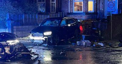 Michael Mosley - Man taken to hospital after taxi and car crash on main road - manchestereveningnews.co.uk - city Manchester