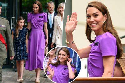 Royal Family - Kate Middleton - Charlotte Princesscharlotte - prince William - Kensington Palace - Charles - Kate Middleton attends Wimbledon with daughter Princess Charlotte amid cancer battle - nypost.com - county Prince William