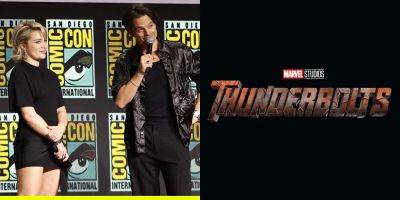 David Harbour - Florence Pugh - Sebastian Stan - Kevin Feige - Geraldine Viswanathan - Sebastian Stan & Florence Pugh Join 'Thunderbolts' Cast at Marvel Comic-Con Panel, Tease New Movie - justjared.com - county San Diego - county Lewis - county Sebastian