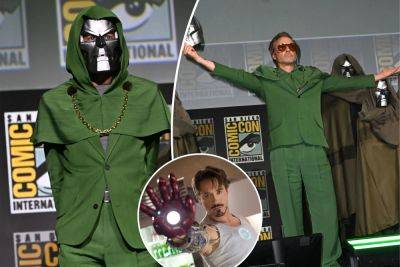 Pedro Pascal - Robert Downey-Junior - Vanessa Kirby - Joe Russo - Kevin Feige - Iron Man - Robert Downey Jr. dramatically reveals MCU return for upcoming ‘Avengers’ movies as villain Doctor Doom - nypost.com - county San Diego