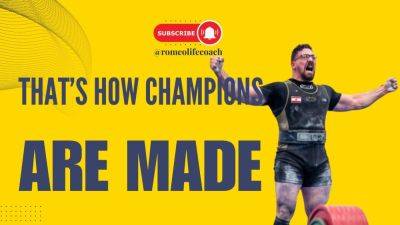 That’s How Champions ARE MADE! - lifecoachcode.com