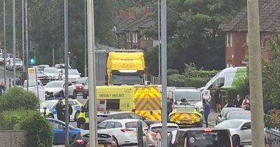 Read More - Young boy on bike rushed to hospital after being hit by car on busy main road - manchestereveningnews.co.uk - city Manchester