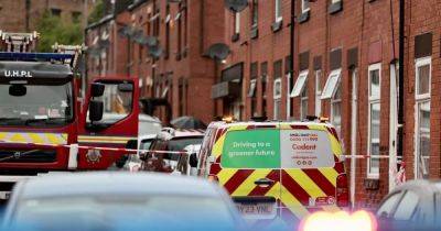 Emergency services descend on street after 'gas leak' with 20 homes evacuated and road taped off - manchestereveningnews.co.uk - city Manchester