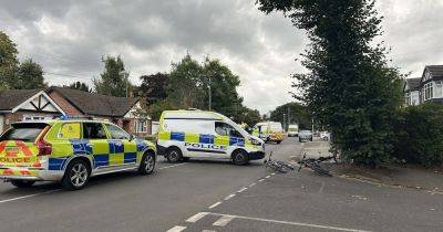 Police shut road after crash outside pub with air ambulance at the scene - manchestereveningnews.co.uk - city Manchester