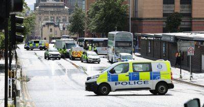 Pedestrian hit by bus in Glasgow city centre as emergency services close area - dailyrecord.co.uk - Scotland - city Glasgow