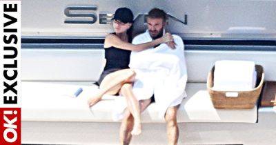 David Beckham - Victoria Beckhamа - Victoria Beckham - Victoria and David Beckham pack on the PDA as they kiss on board their £16m superyacht - while son Brooklyn is in hospital - ok.co.uk - Italy - Victoria, county Beckham - city Victoria, county Beckham - county Beckham - city Brooklyn, county Beckham