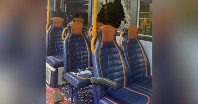 Woman left needing surgery after brick hurled at moving bus hits her face - manchestereveningnews.co.uk - city Manchester