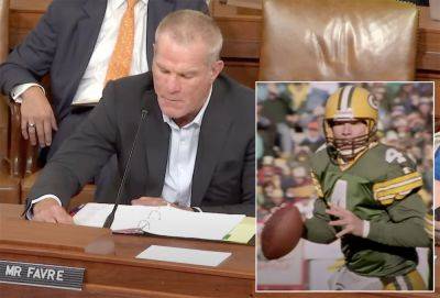 Michael J.Fox - NFL All-Star Brett Favre Reveals He Has Parkinson's Disease In Shocking Congressional Testimony - perezhilton.com - state Mississippi